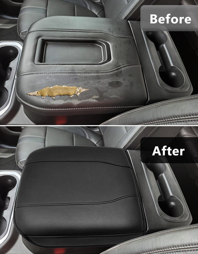 KBH Center Console Cushion Cover for  Bucket Seat 2019-2025 GMC Sierra 1500 2500 3500,2019-2025 Chevy Silverado 1500 2500 3500, 2021-2025 Tahoe/Suburban/Yukon