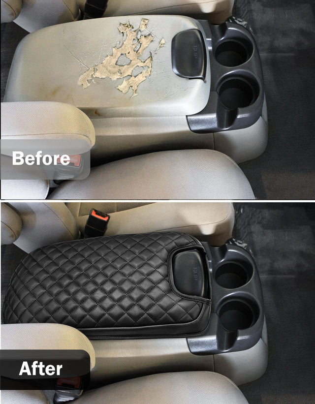 KBH Center Console Armrest Cover for Bucket Seat 1999-2007 Ford F250 F350 F450 F550 Super Duty,2000-2008 Ford F650 Super Duty,1999-2007 Ford Excursion