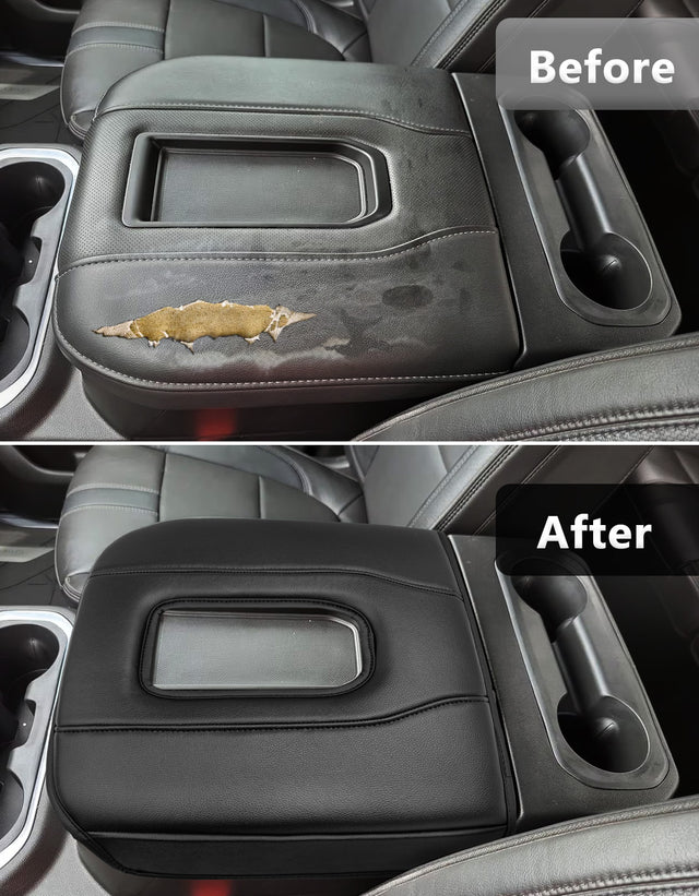 KBH Center Console Cushion Cover for Bucket Seat 2019-2025 GMC Sierra 1500 2500 3500,2019-2025 Chevy Silverado 1500 2500 3500, 2021-2025 Tahoe/Suburban/Yukon