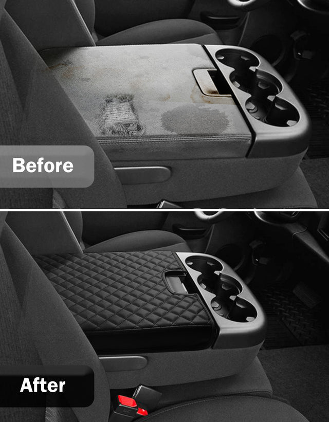 KBH Center Console Armrest Cover for Jump Seat 2007-2013 Chevy Silverado 1500 2500 3500,2007-2013 Chevy Tahoe & Suburban,2007-2013 GMC Sierra 1500 2500 3500,2007-2013 GMC Yukon