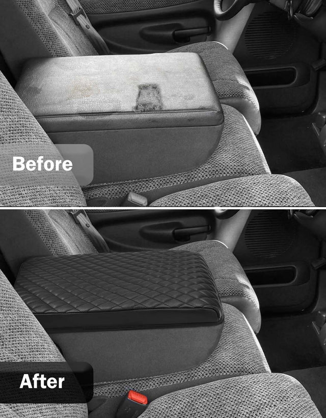 KBH Black Center Console Armrest Cover for Jump Seat 1994-2001 Dodge Ram 1500 2500 3500