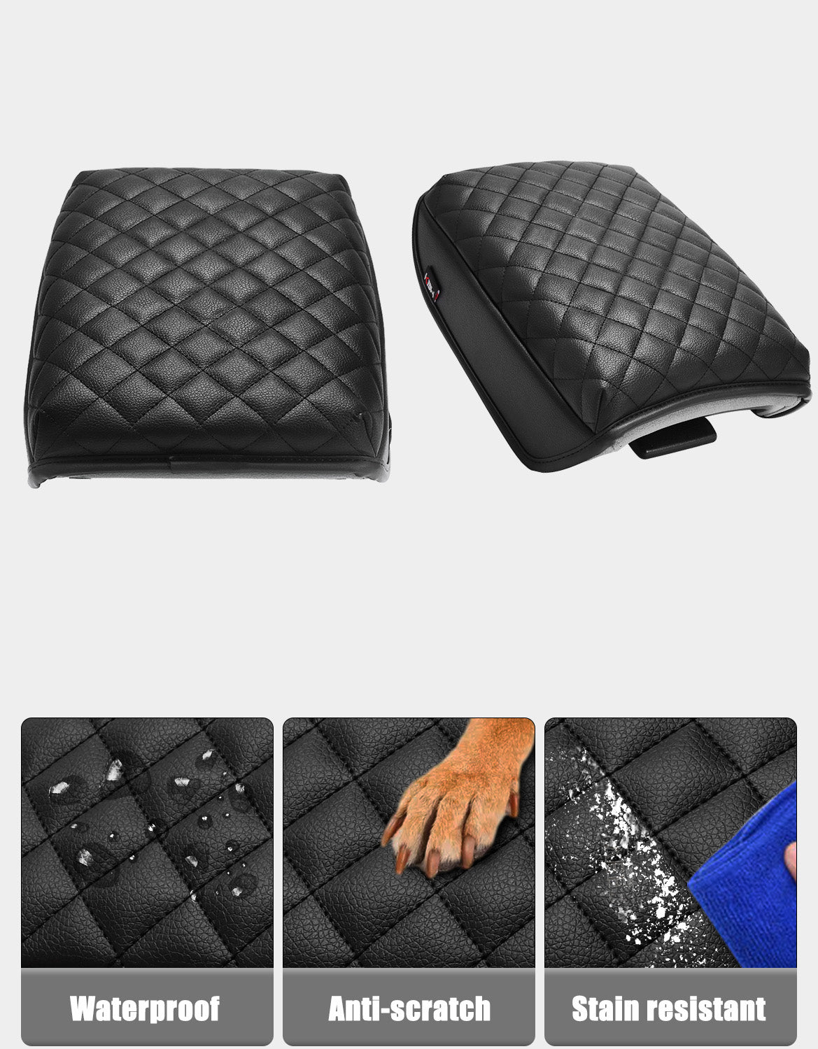 KBH Center Console Armrest Cover Cushion Pad Protector for Honda CRV 2017-2022