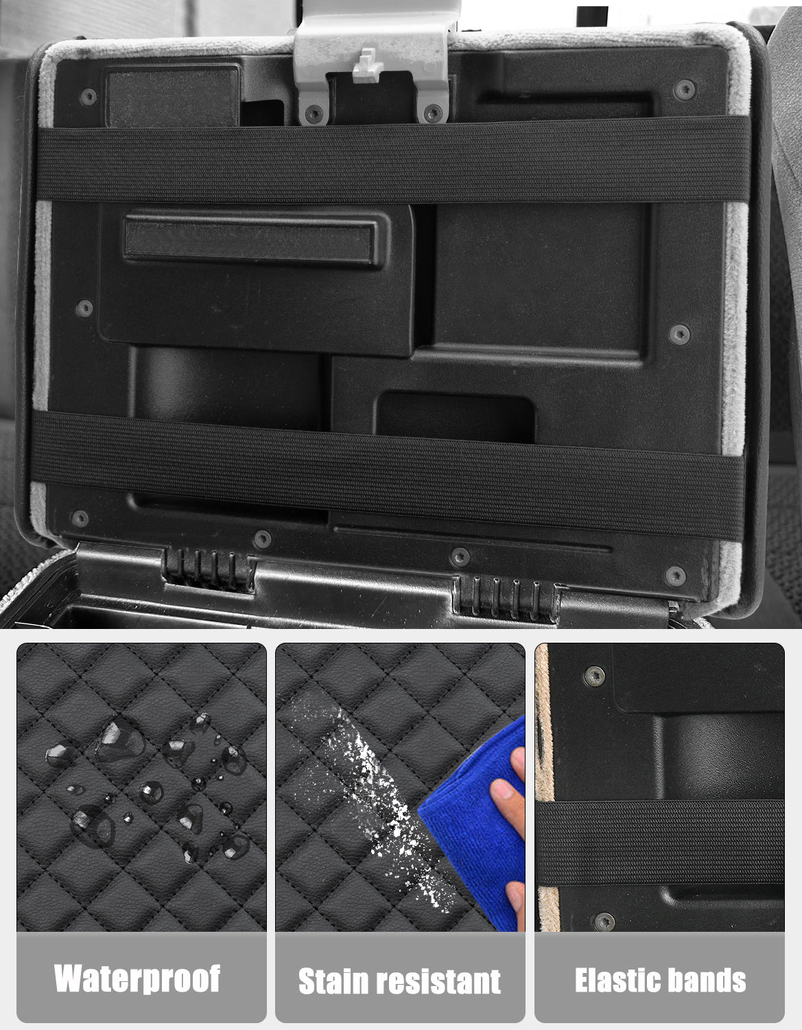 KBH Center Console Armrest Cover Pad for Jump Seat 1999-2003 Ford F150