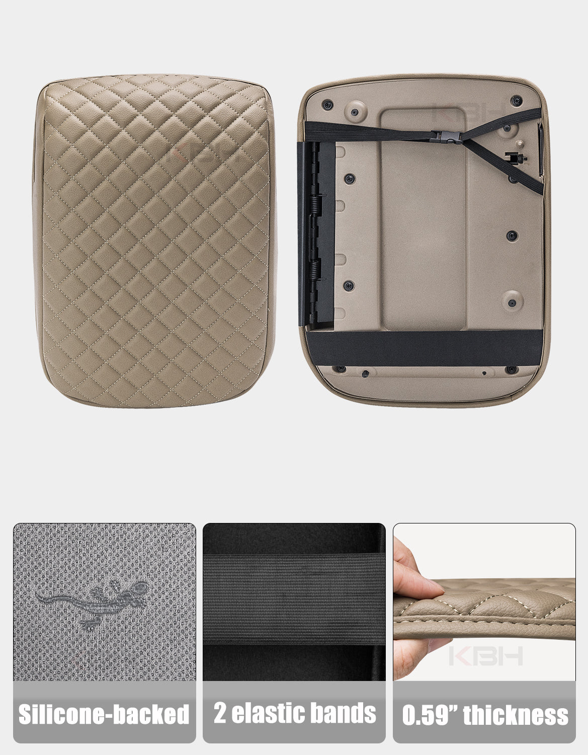 Center Console Armrest Cover for Bucket Seat 2003-2006 Chevy Silverado 1500 2500 3500,2003-2006 Chevy Tahoe/Suburban/Avalanche, 2003-2006 GMC Sierra 1500 2500 3500,2003-2006 GMC Yukon