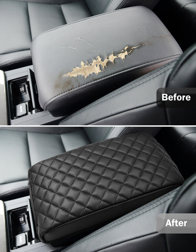 KBH Center Console Armrest Cover Cushion Pad Protector for Toyota Camry 2012-2017