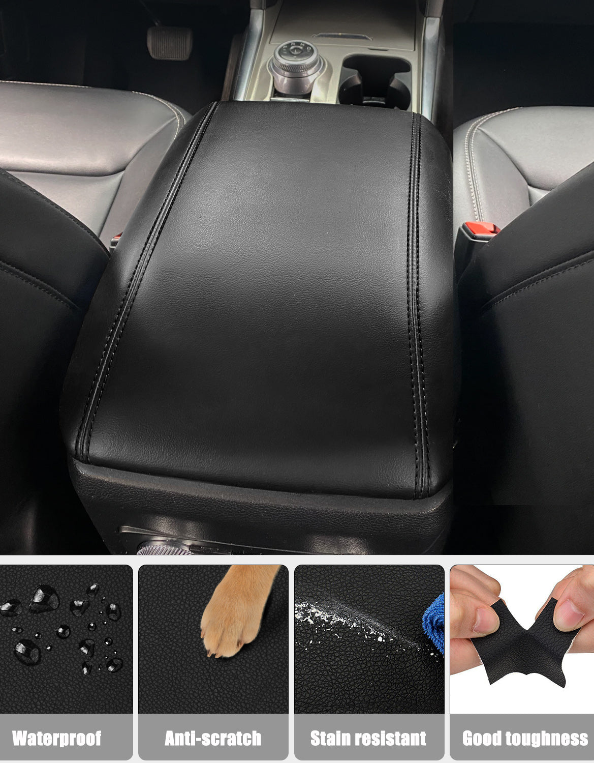 KBH Center Console Armrest Cover for 2020-2026 Ford Explorer