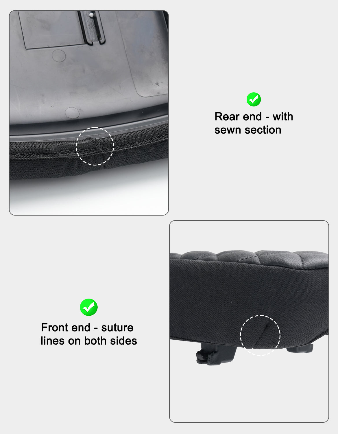 KBH Black Center Console Cover for Toyota Avalon 2013-2018