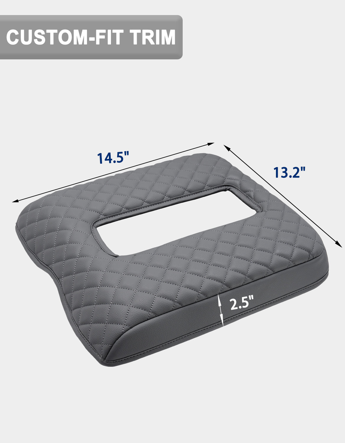 KBH Center Console Armrest Cover Pad for Bucket Seat Dodge Ram Floor Business 2006-2009 Dodge Ram Floor Business