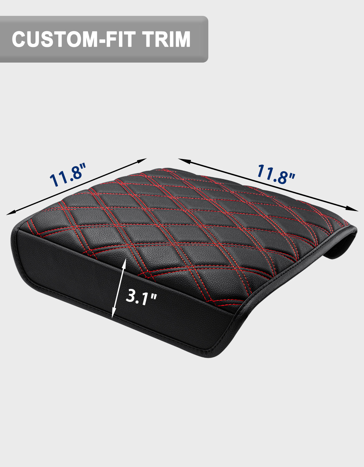 KBH Center Work Surface Armrest Cushion for 2021-2026 Ford F150, 2022-2026 F150 Lightning