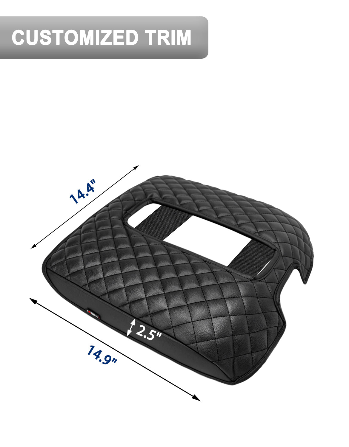 KBH Center Console Armrest Cover Pad for Bucket Seat 2014-2018 Chevy Silverado 1500 2500 3500,2014-2018 GMC Sierra 1500 2500 3500,2015-2020 Tahoe/Yukon/Suburban