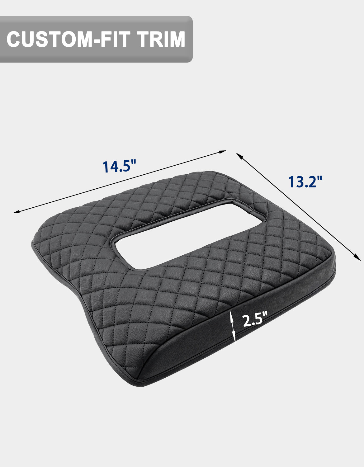 KBH Center Console Armrest Cover Pad for Bucket Seat Dodge Ram Floor Business 2006-2009 Dodge Ram Floor Business