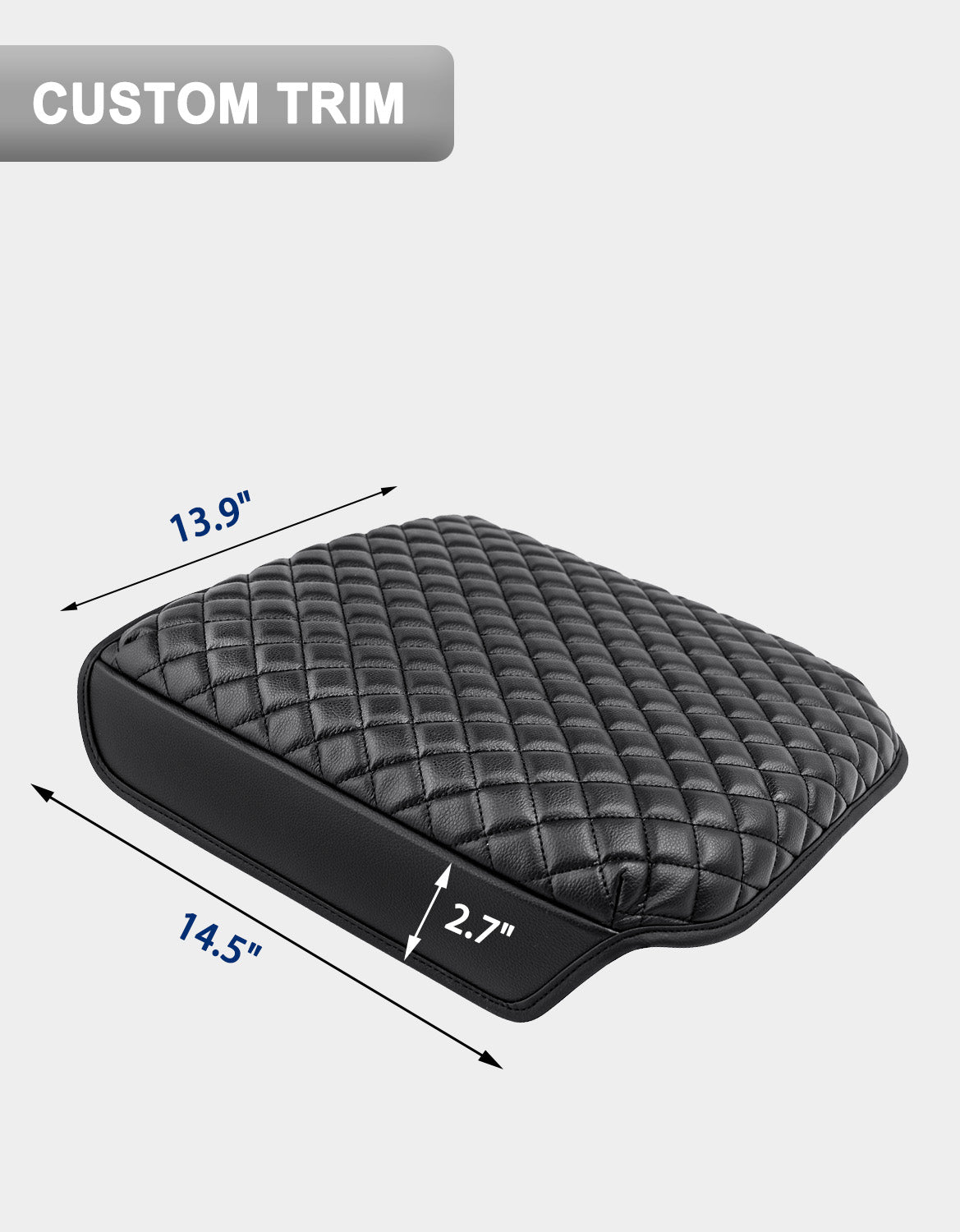 KBH Center Console Armrest Cover Pad for Bucket Seat 2019-2026 Chevy Silverado 1500 2500 3500,2019-2026 GMC Sierra 1500 2500 3500,2021-2026 Tahoe/Suburban/Yukon