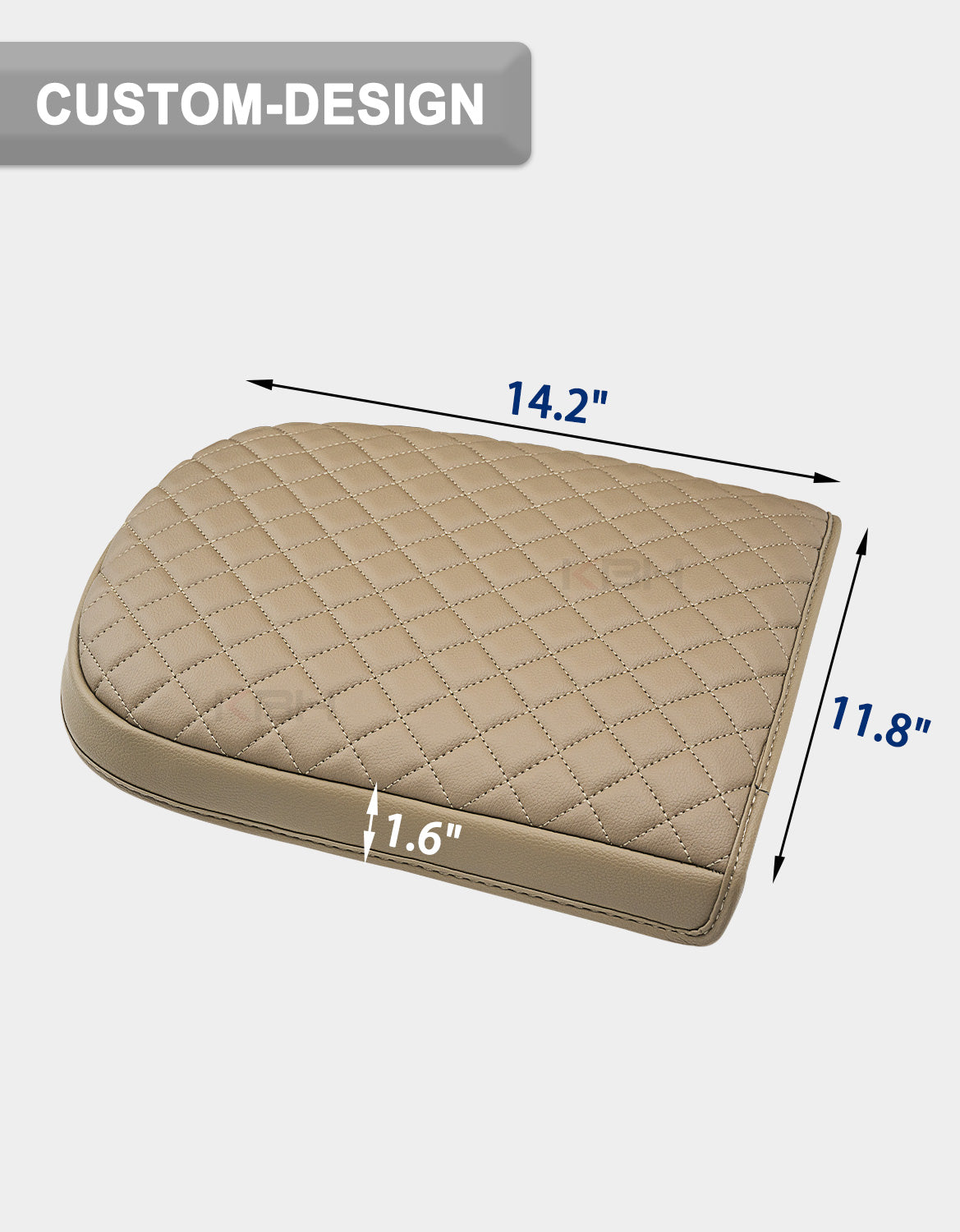 Center Console Armrest Cover Pad for Bucket Seat 2001-2003 F150 Crew Cab Lariat / XLT / King Ranch