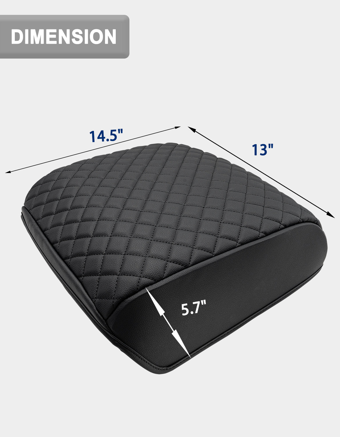 KBH Center Console Armrest Cover Pad Protector for Infiniti QX56 2011-2017, Infiniti QX80 2011-2017