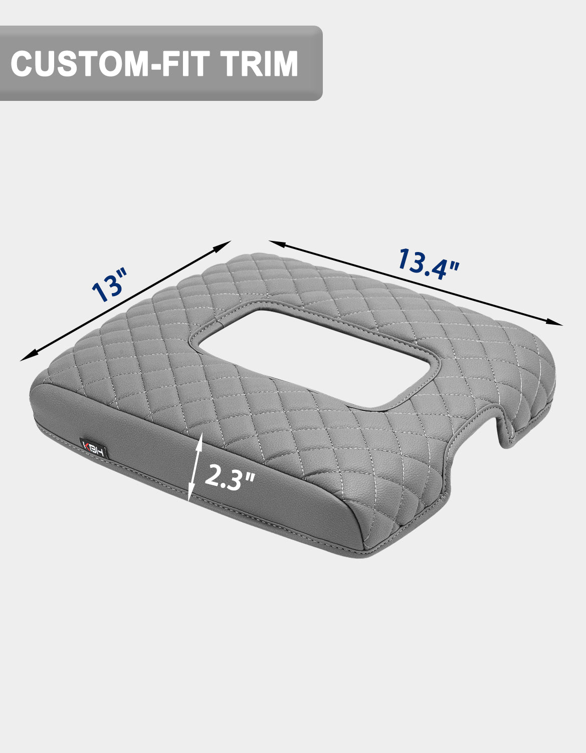 KBH Center Console Armrest Cover for Jump Seat 2014-2018 Chevy Silverado 1500 2500 3500,2014-2018 GMC Sierra 1500 2500 3500