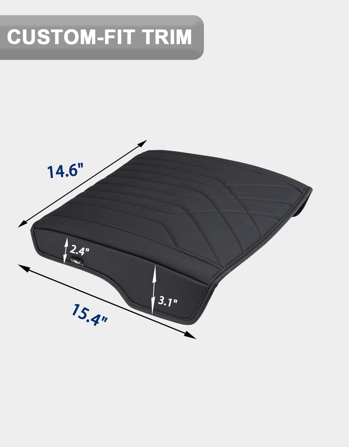 KBH Center Console Armrest Cover for Bucket Seat 2019-2026 Dodge Ram 1500 2500 3500