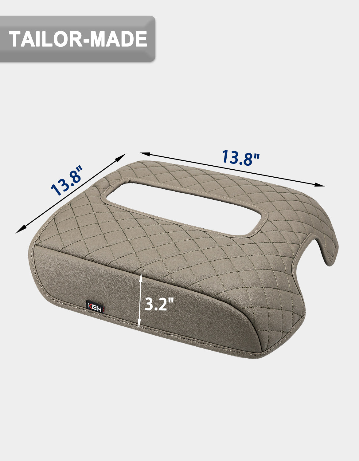 Center Console Armrest Cover Pad for Bucket Seat 2014-2018 Chevy Silverado 1500 2500 3500,2014-2018 GMC Sierra 1500 2500 3500,2015-2020 Tahoe/Yukon/Suburban