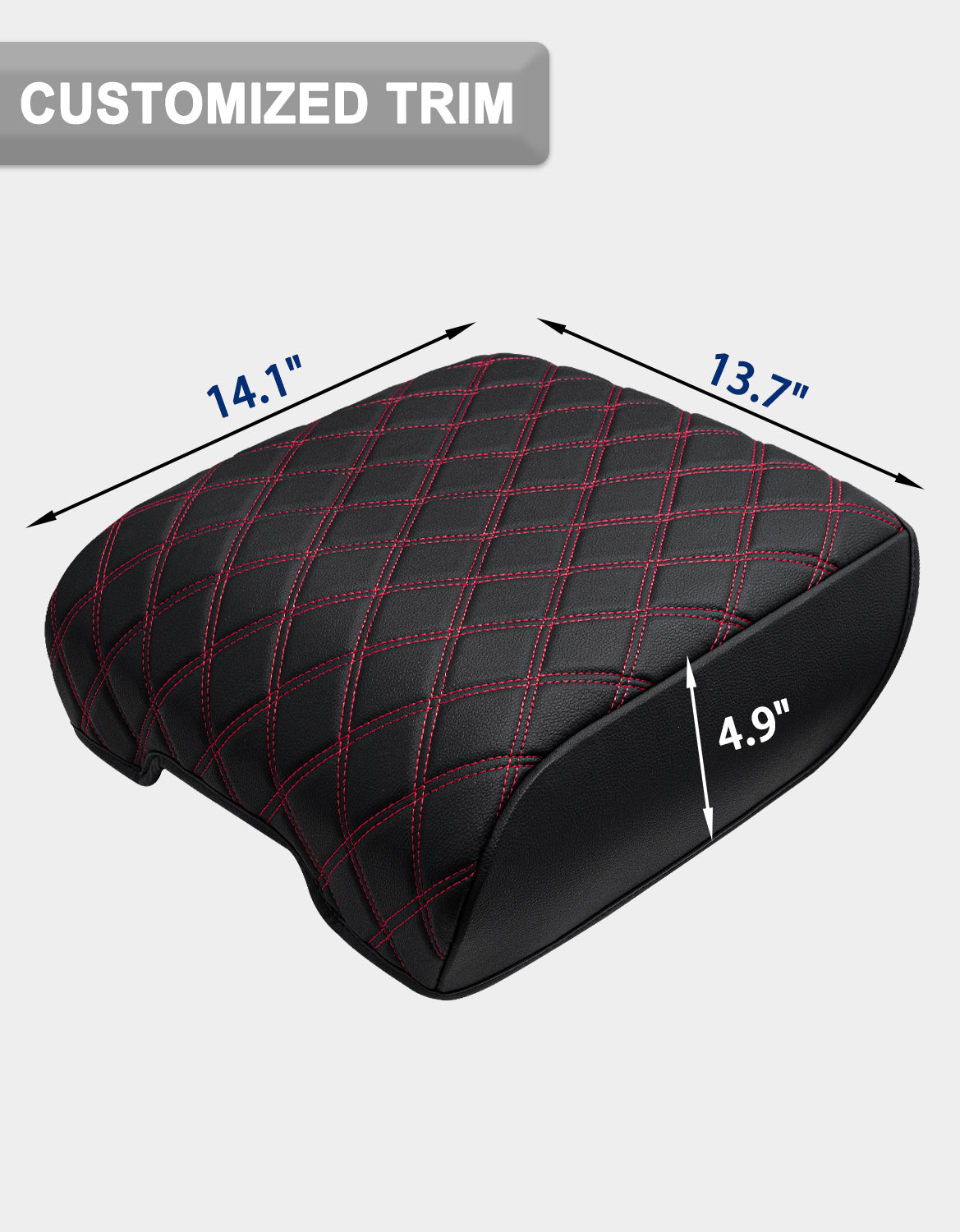 KBH Center Console Armrest Cover Pad for Bucket Seat 2021-2025 Ford F-150