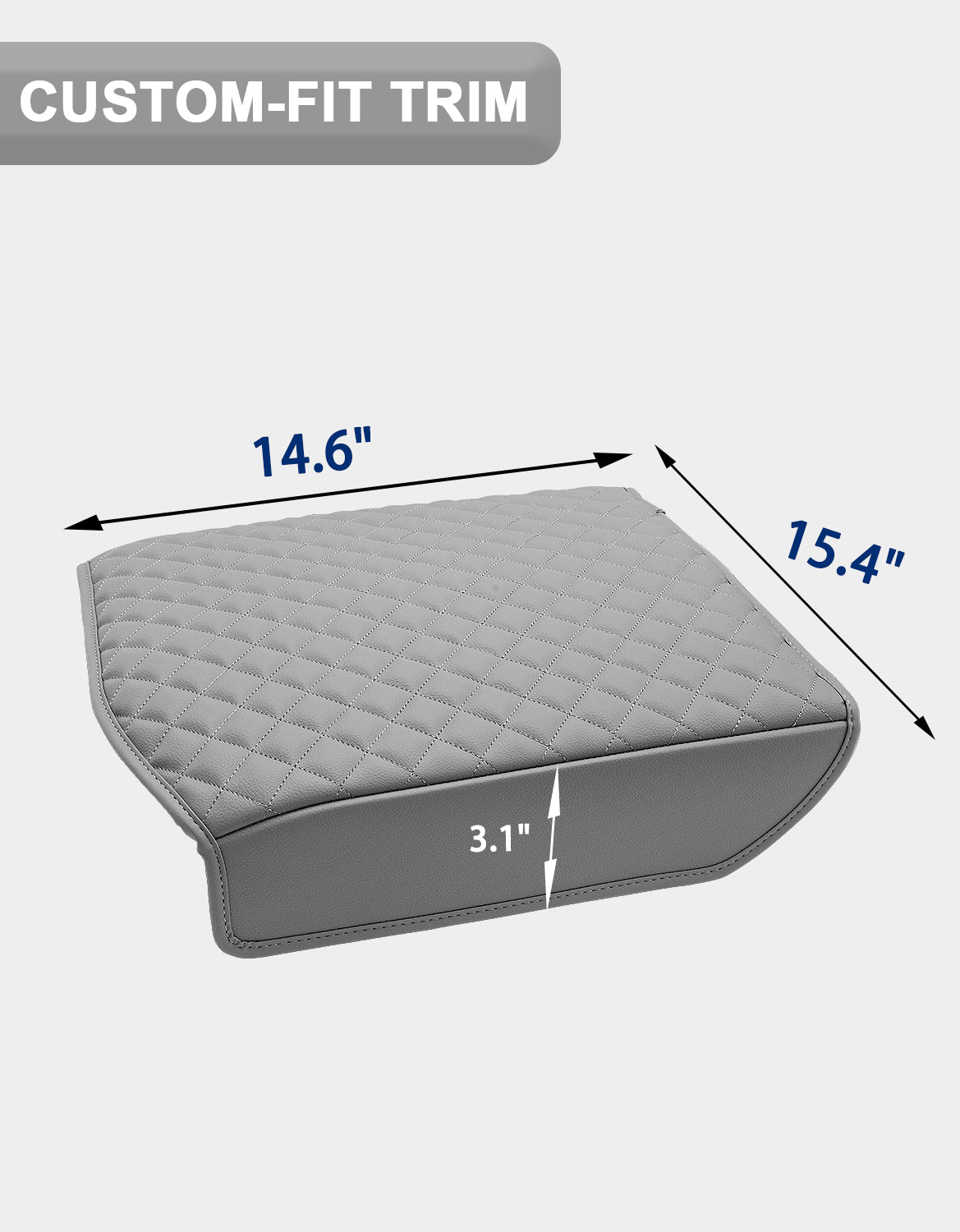 KBH Center Console Armrest Cover Cushion Pad Protector for 2007-2013 Toyota Tundra,2008-2022 Toyota Sequoia