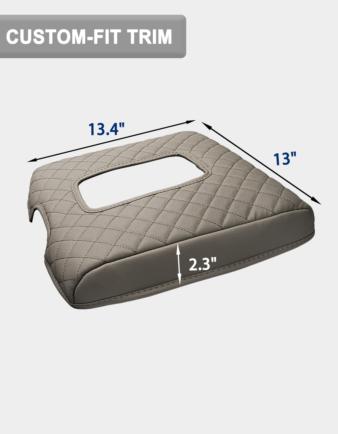 Center Console Armrest Cover for Jump Seat 2014-2018 Chevy Silverado 1500 2500 3500,2014-2018 GMC Sierra 1500 2500 3500
