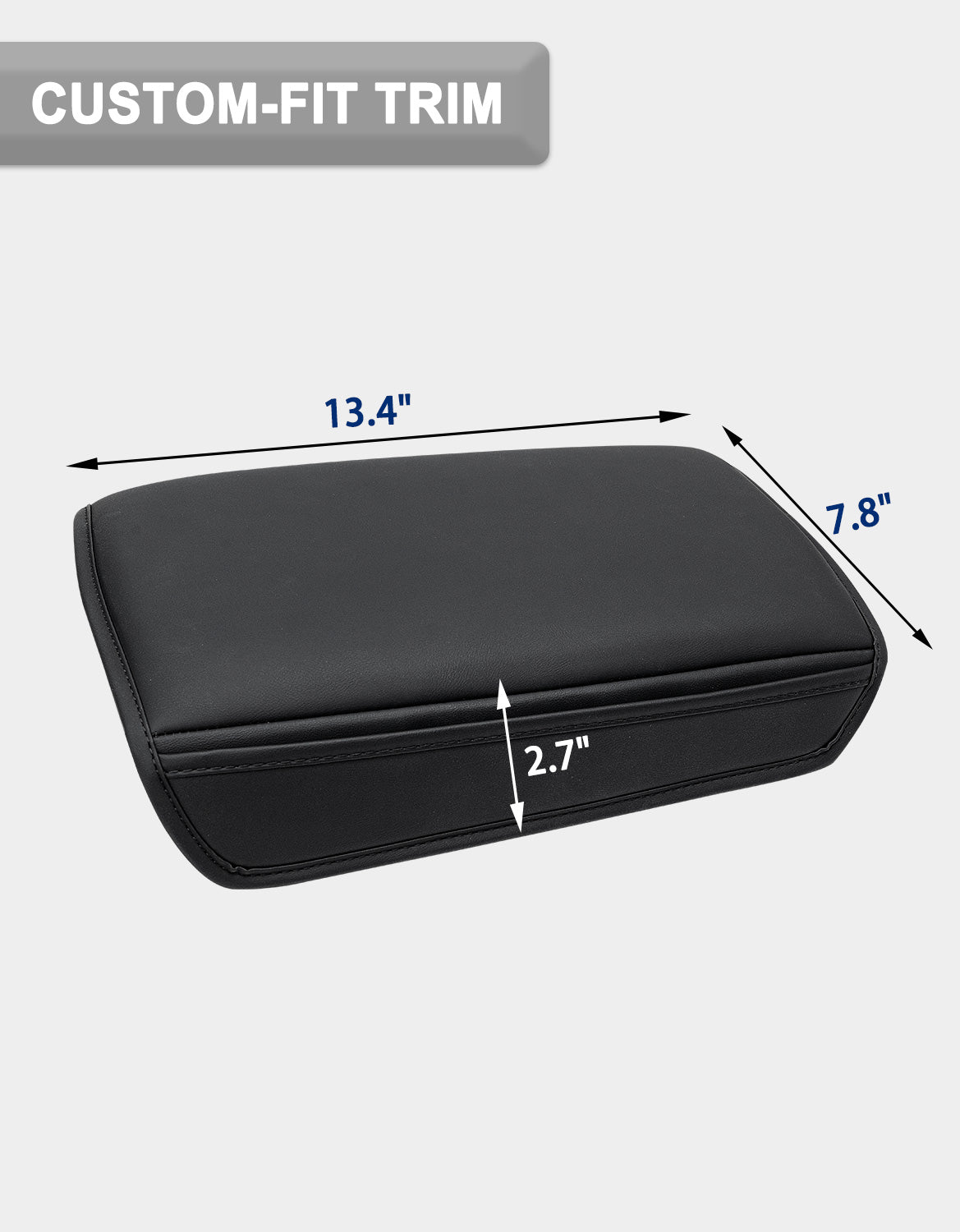 KBH Center Console Armrest Cover for 2017-2023 Tesla Model 3,2020-2025 Tesla Model Y,Middle Console Lid Protector with Side Pockets