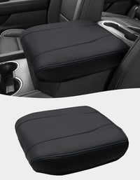 KBH Center Console Armrest Cover for Bucket Seat 2019-2025 Chevy Silverado 1500 2500 3500,2019-2025 GMC Sierra 1500 2500 3500,2021-2025 Tahoe/Suburban/Yukon