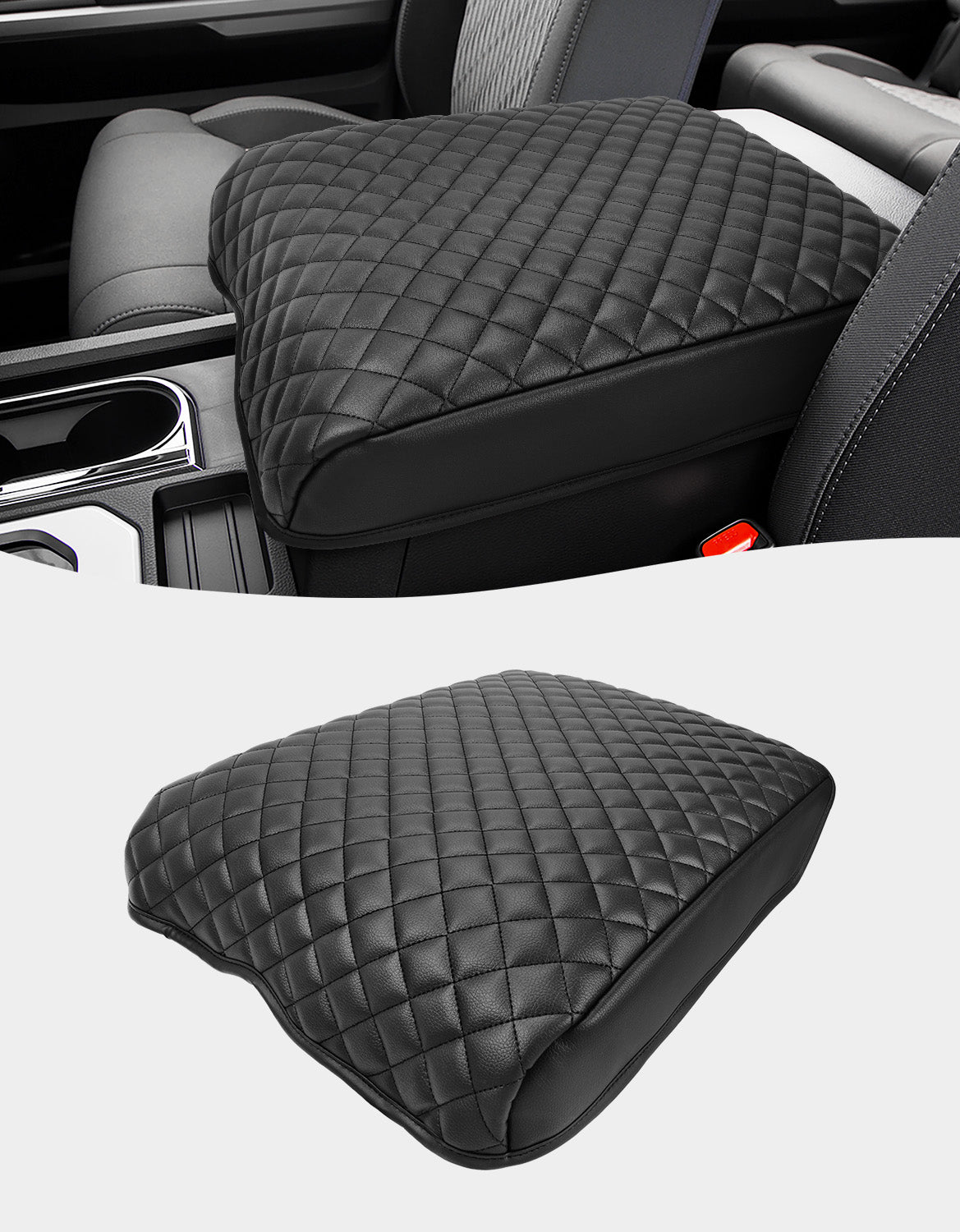 KBH Center Console Armrest Cover Cushion Pad Protector for 2014-2021 Toyota Tundra