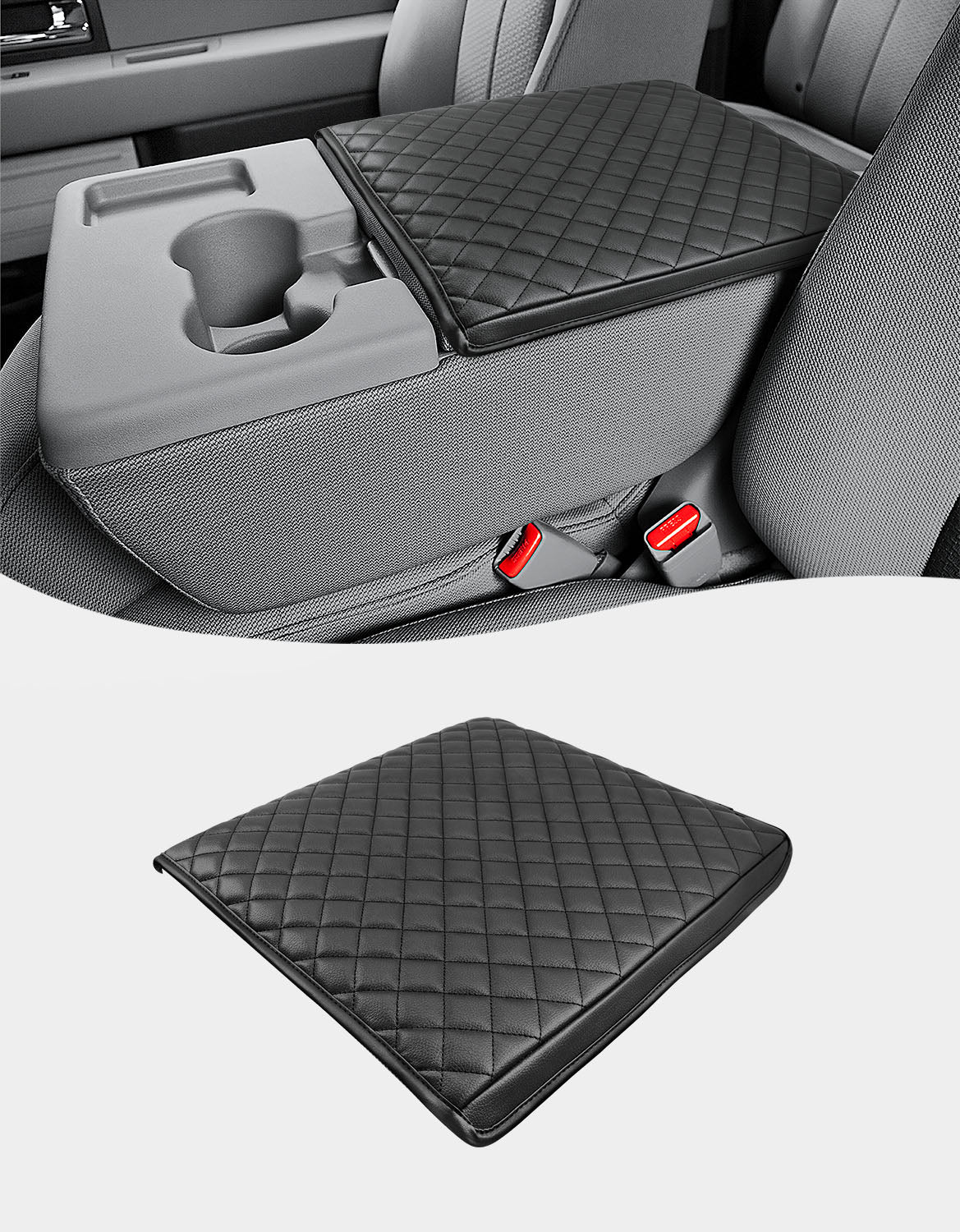 KBH Center Console Armrest Cover for Ford F150 2011-2014