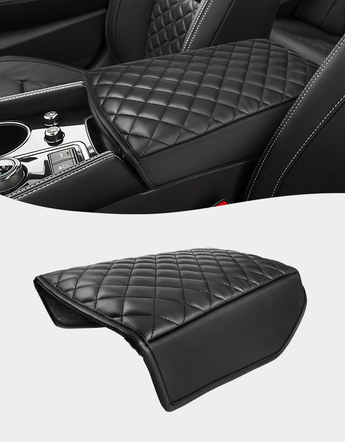 KBH Center Console Armrest Cover Cushion Pad Protector for Nissan Maxima 2016-2024