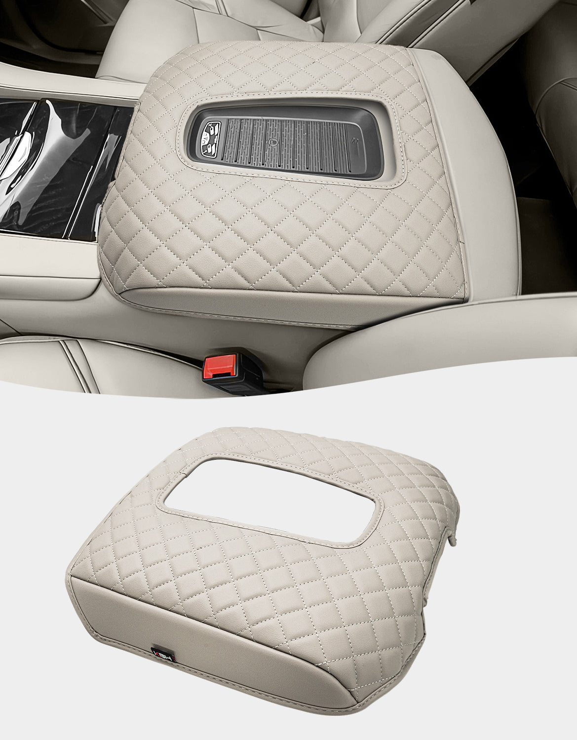 Center Console Armrest Cover Pad Cushion Protector for Cadillac Escalade 2015-2020