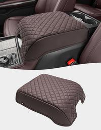 Center Console Armrest Cover Pad for Bucket Seat 2015-2020 Ford F150, 2017-2022 F250 F350 F450 F550 Super Duty, 2018-2024 Ford Expedition