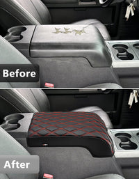 KBH Center Console Cover Pad for Bucket Seat 2011-2016 Ford F250 F350 F450 F550 Super Duty