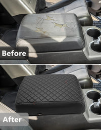 Center Console Armrest Cover Pad for Bucket Seat 2008-2010 Ford F250 F350
