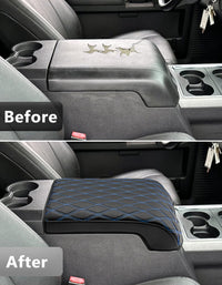 KBH Center Console Cover Pad for Bucket Seat 2011-2016 Ford F250 F350 F450 F550 Super Duty