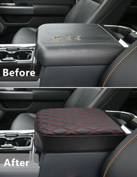 KBH Center Console Cover Pad for Bucket Seat 2023-2025 Ford F250 F350 F450 F550 Super Duty