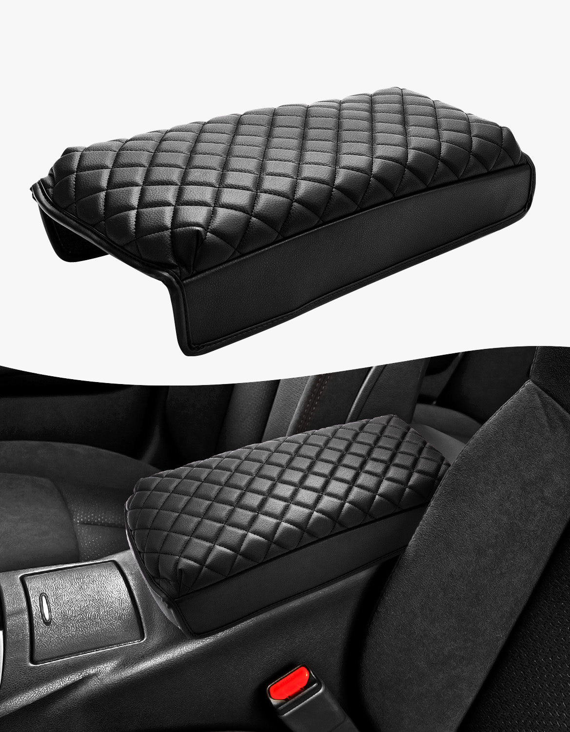 KBH Center Console Armrest Cover Cushion Pad Protector for 2009-2014 Nissan Maxima,2013-2018 Nissan Altima