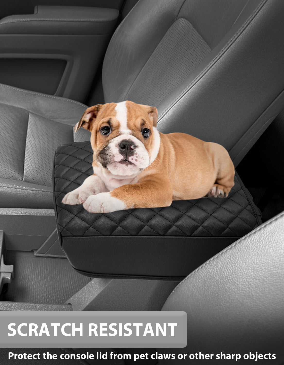 KBH Center Console Armrest Cover Cushion Pad Protector for Honda Ridgeline 2006-2014