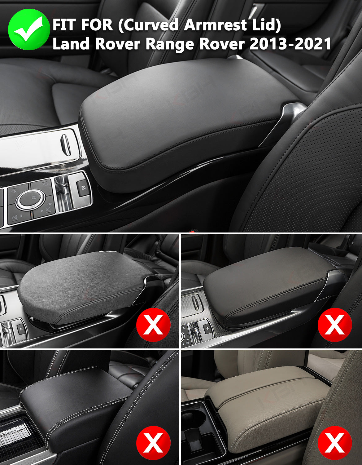 Center Console Armrest Cover for  Range Rover 2013-2021