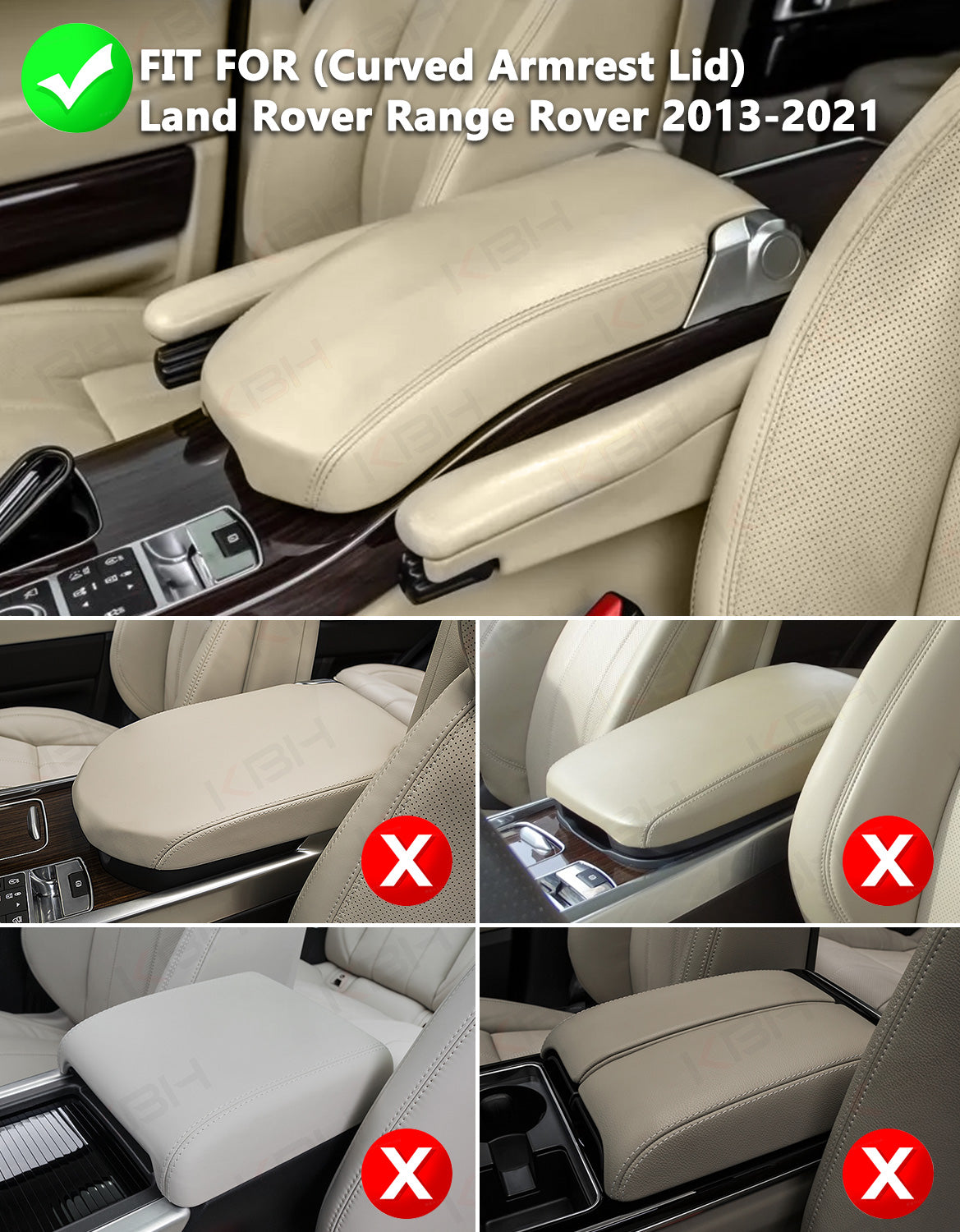 Center Console Armrest Cover for  Range Rover 2013-2021