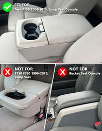 Center Console Armrest Cover Pad for Jump Seat 2004-2010 Ford F150