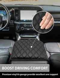 KBH Center Console Cover Pad for Bucket Seat 2023-2025 Ford F250 F350 F450 F550 Super Duty