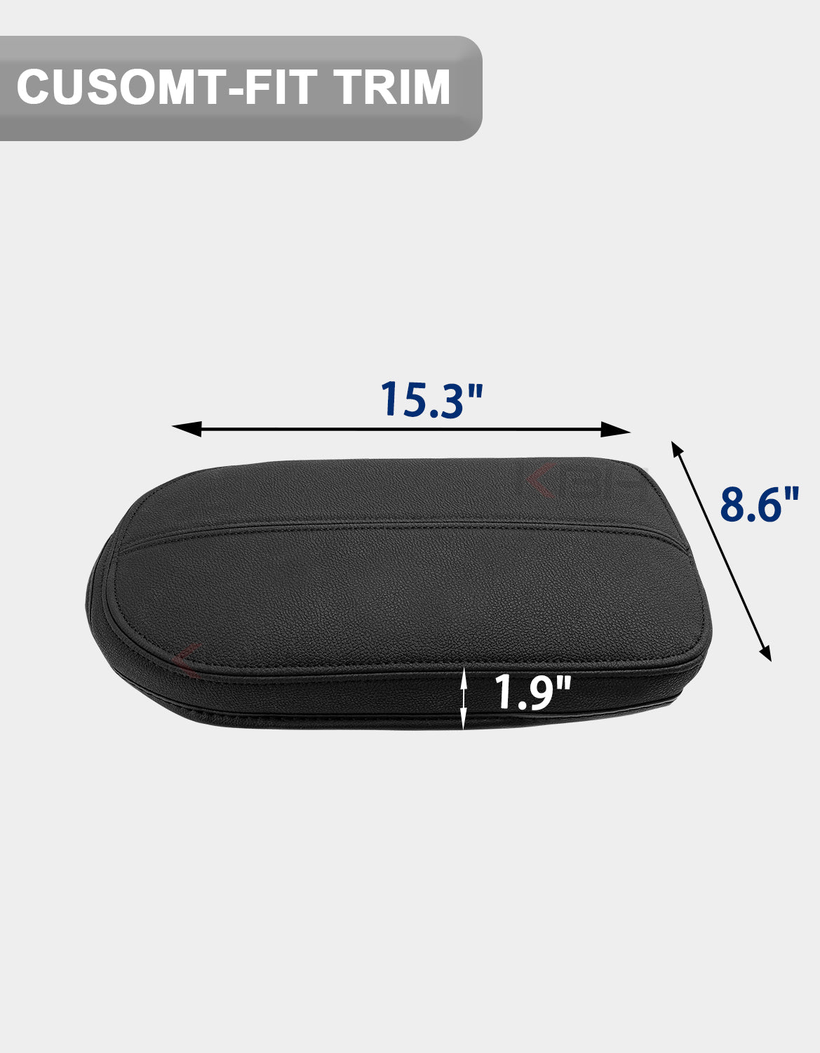 Center Console Armrest Cover Pad for Toyota Rav4 2019-2025 Inner Pocket