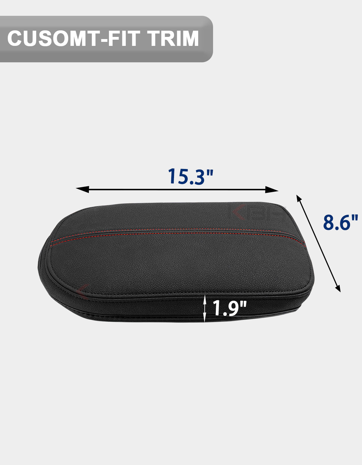 Center Console Armrest Cover Pad for Toyota Rav4 2019-2025 Inner Pocket