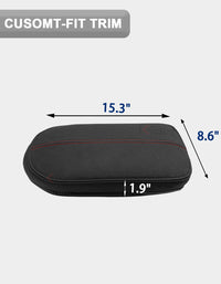 Center Console Armrest Cover Pad for Toyota Rav4 2019-2025 Inner Pocket