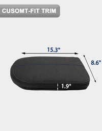 Center Console Armrest Cover Pad for Toyota Rav4 2019-2025 Inner Pocket