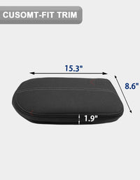Center Console Armrest Cover Pad for Toyota Rav4 2019-2025 Inner Pocket
