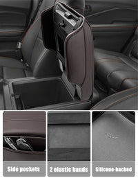 KBH Center Console Armrest Cover for Honda Pilot 2023-2026, Honda Ridgeline 2024-2025, Passport 2024-2026，Middle Console Lid Protector with Side Pockets