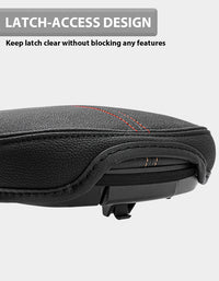 Center Console Armrest Cover Pad for Toyota Rav4 2019-2025 Inner Pocket