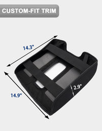 KBH Center Console Armrest Cover Pad for Bucket Seat 2014-2018 Chevy Silverado 1500 2500 3500,2014-2018 GMC Sierra 1500 2500 3500,2015-2020 Tahoe/Yukon/Suburban