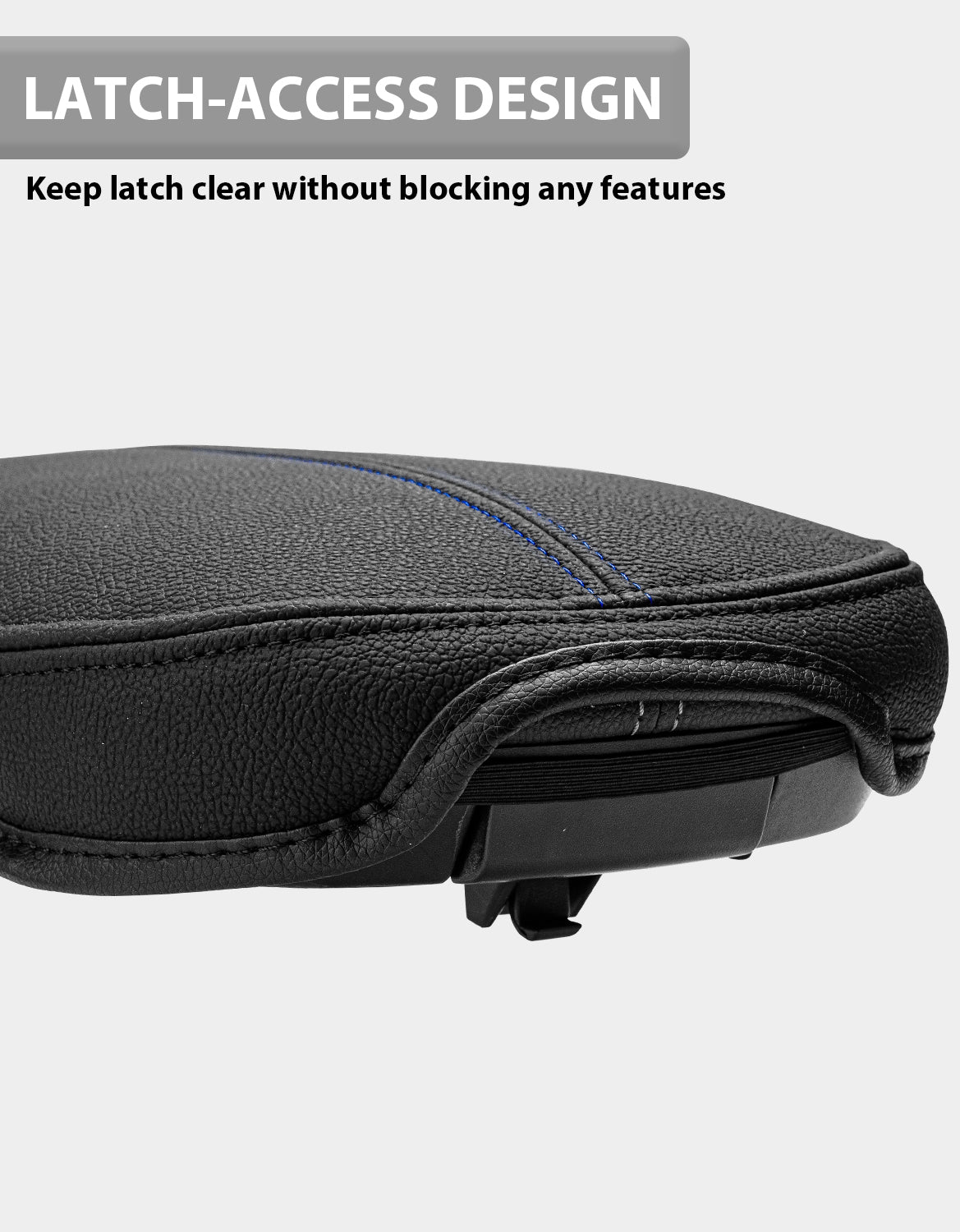 Center Console Armrest Cover Pad for Toyota Rav4 2019-2025 Inner Pocket